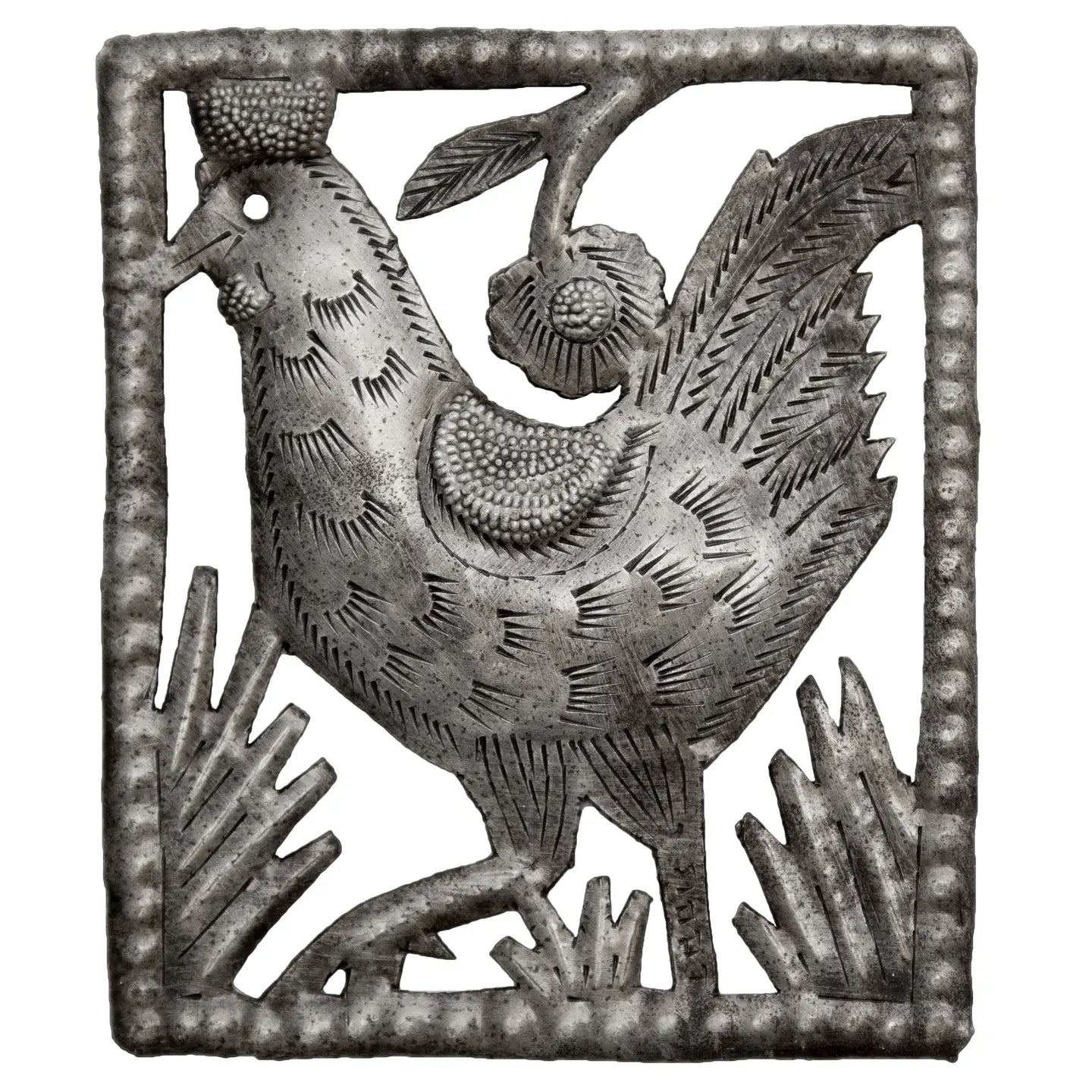 Rooster Metal Wall Art