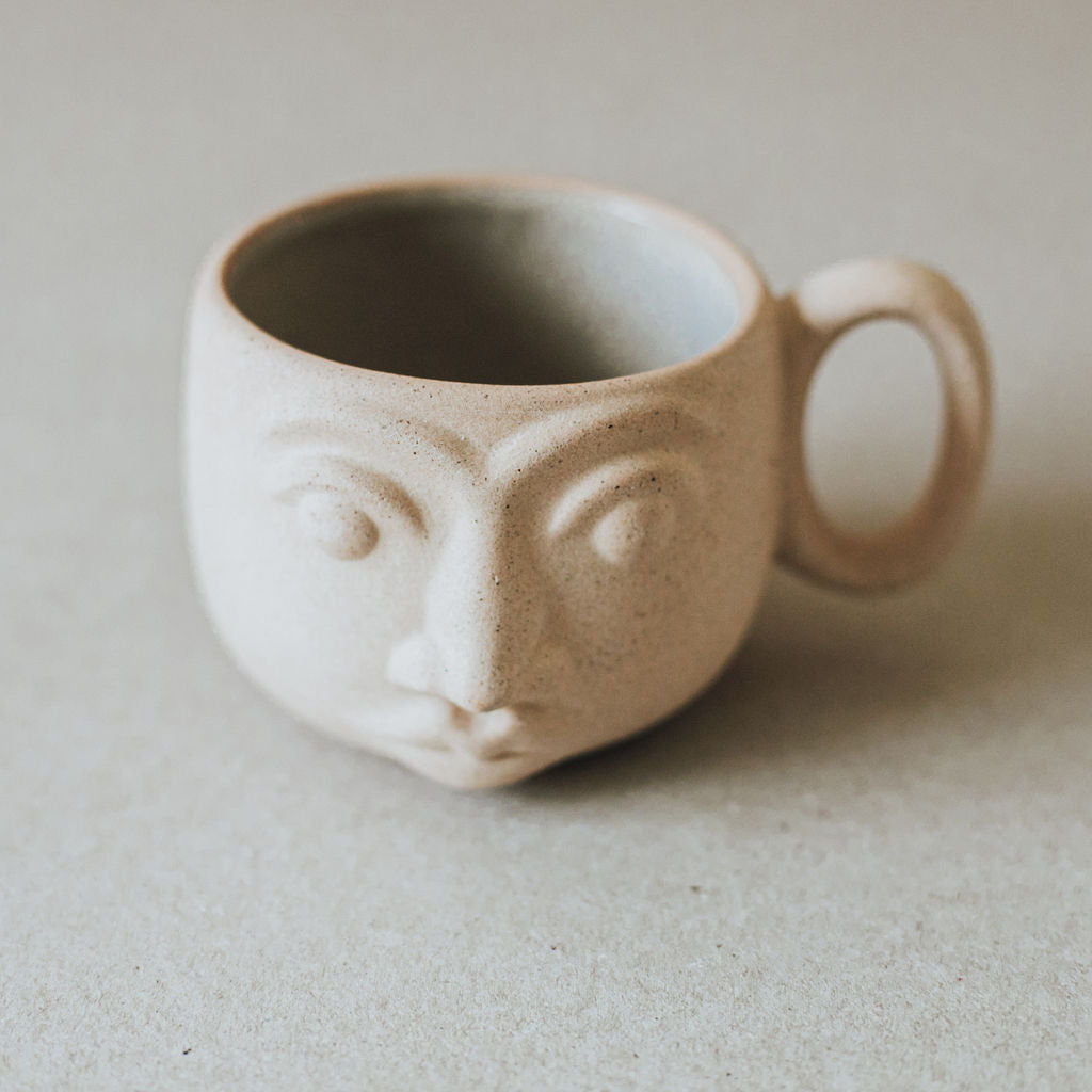 Handcrafted Ceramic Face Mug