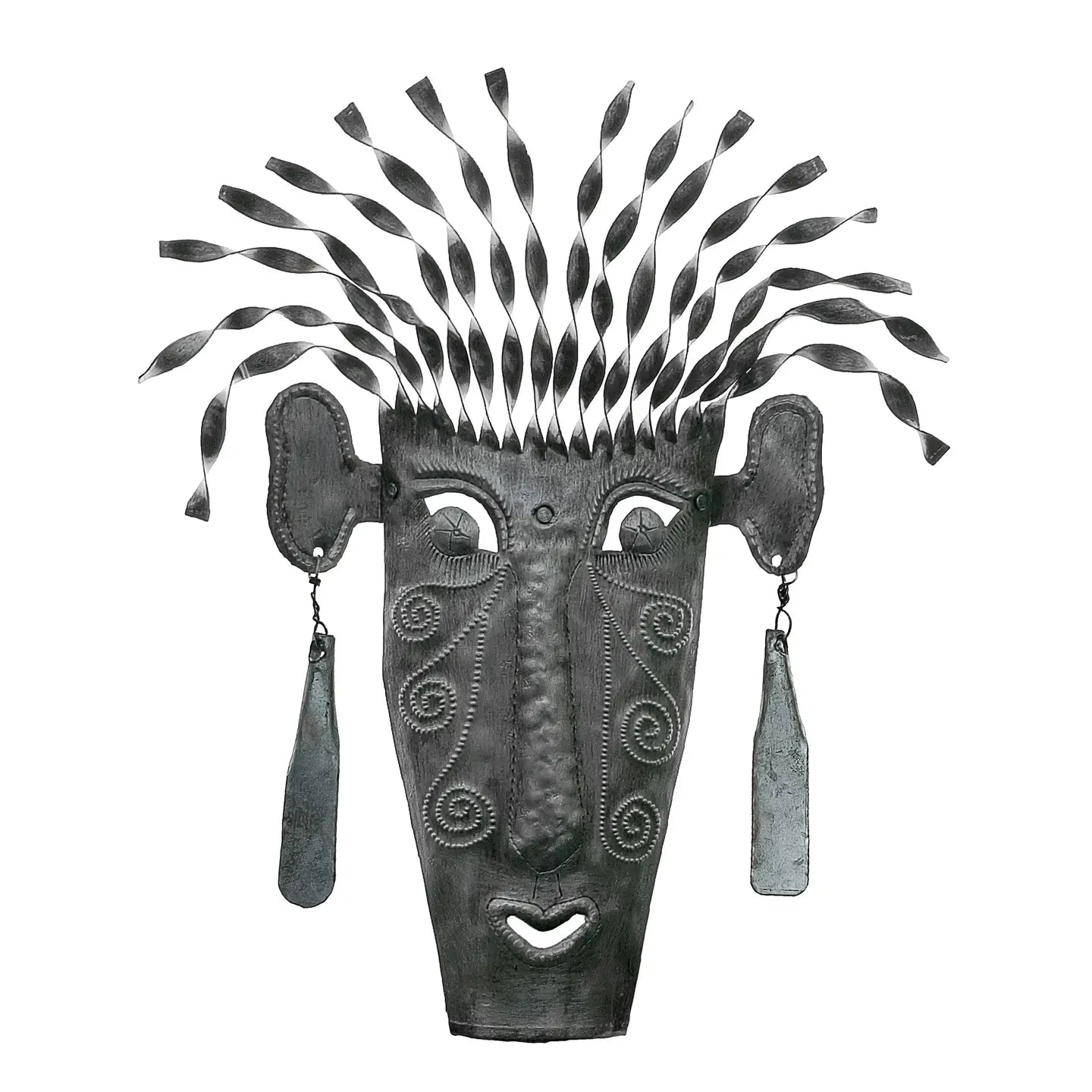 Tribal Mask Metal Wall Art