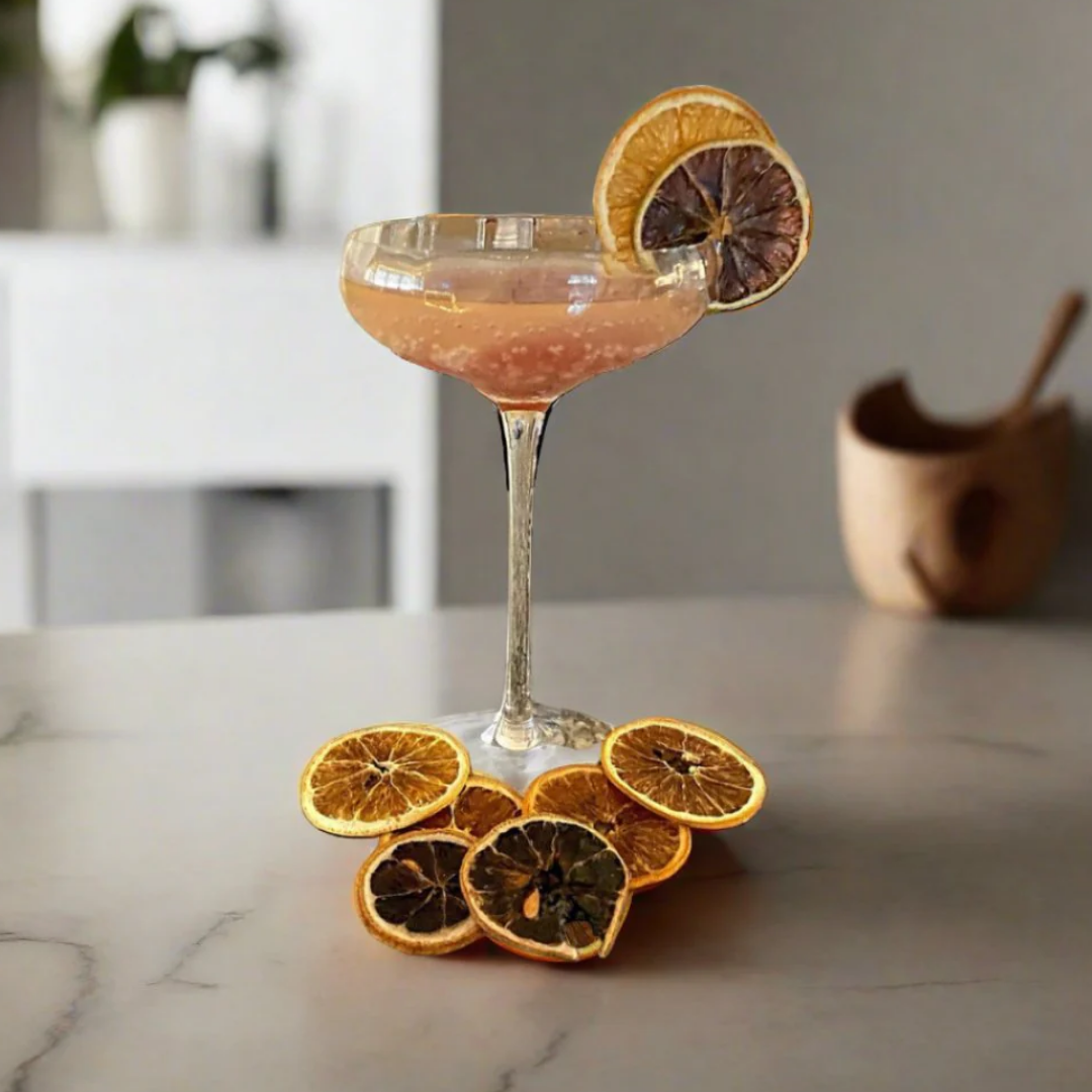 Modern Rounded Coupe Glasses - Set of 4