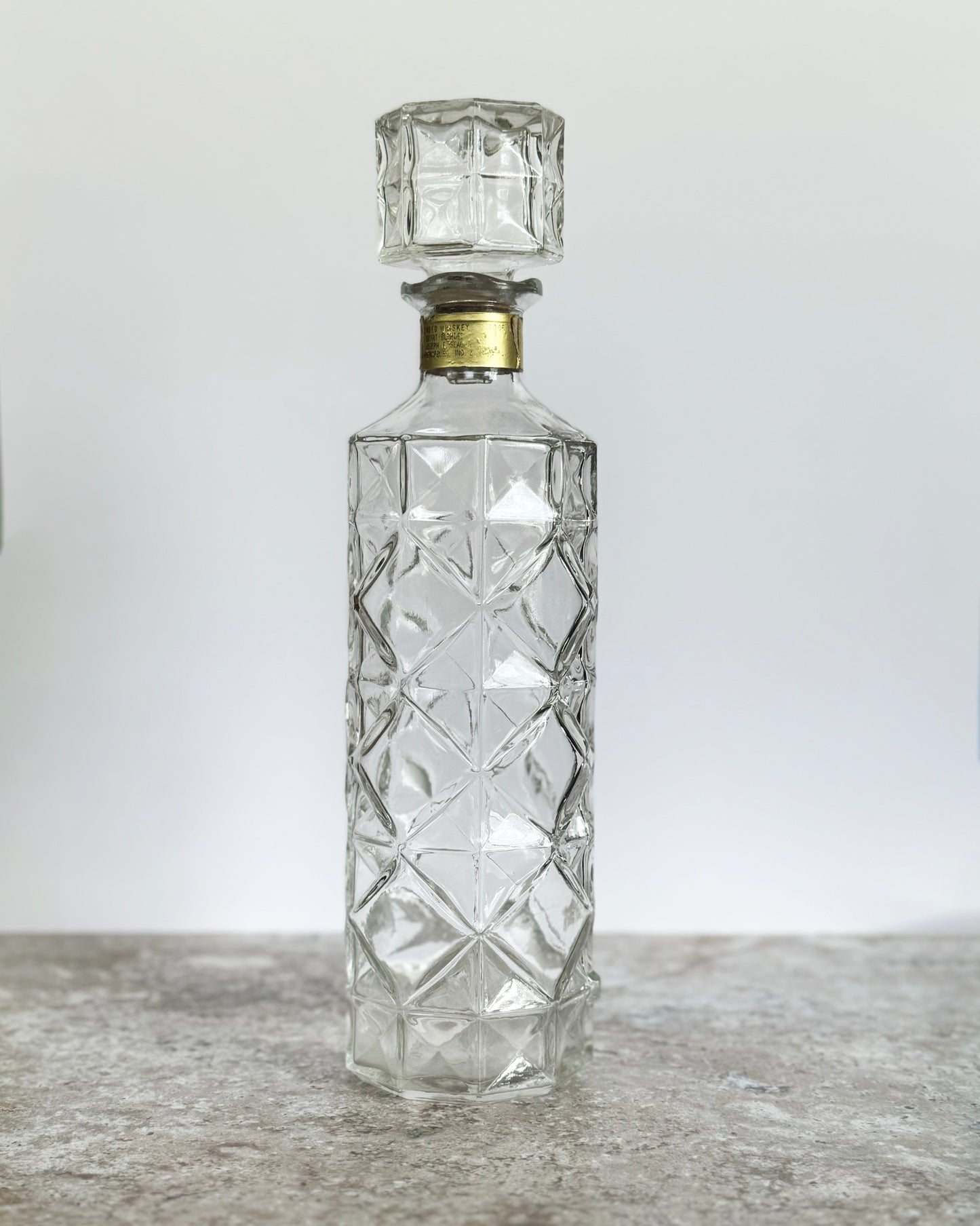 Vintage Seagrams Decanter