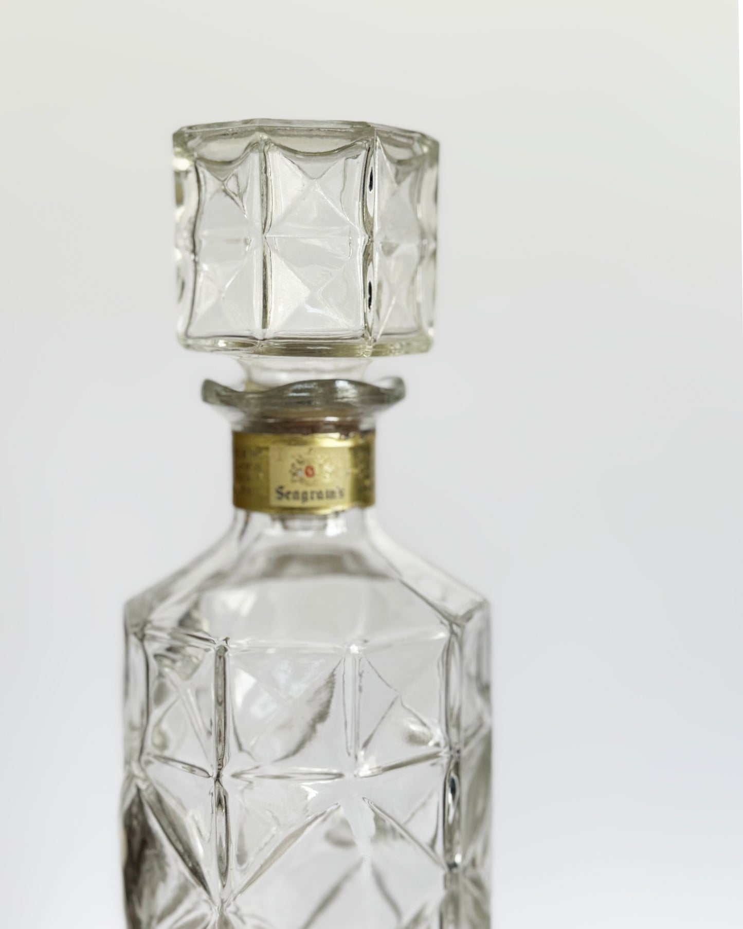 Vintage Seagrams Decanter