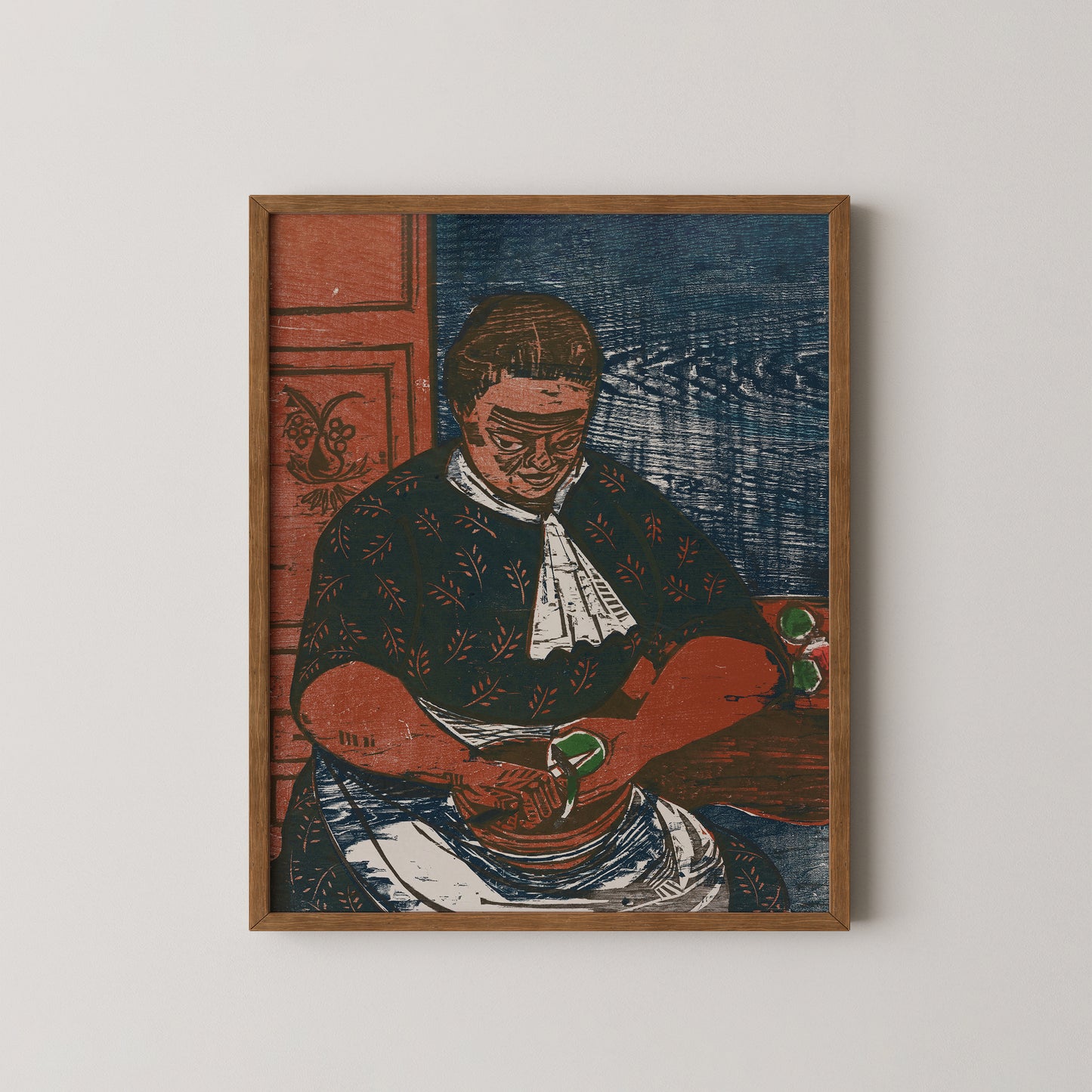 Woman in the Kitchen Art Print