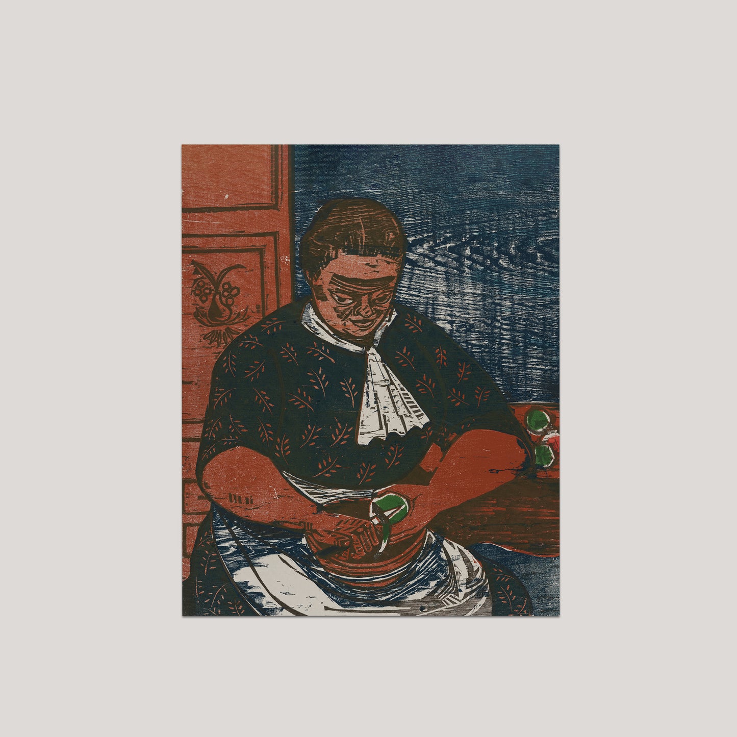 Woman in the Kitchen Art Print