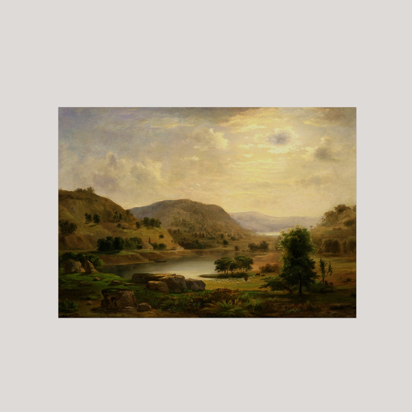 Valley Pasture Art Print