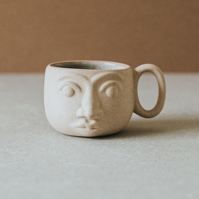 Handcrafted Ceramic Face Mug