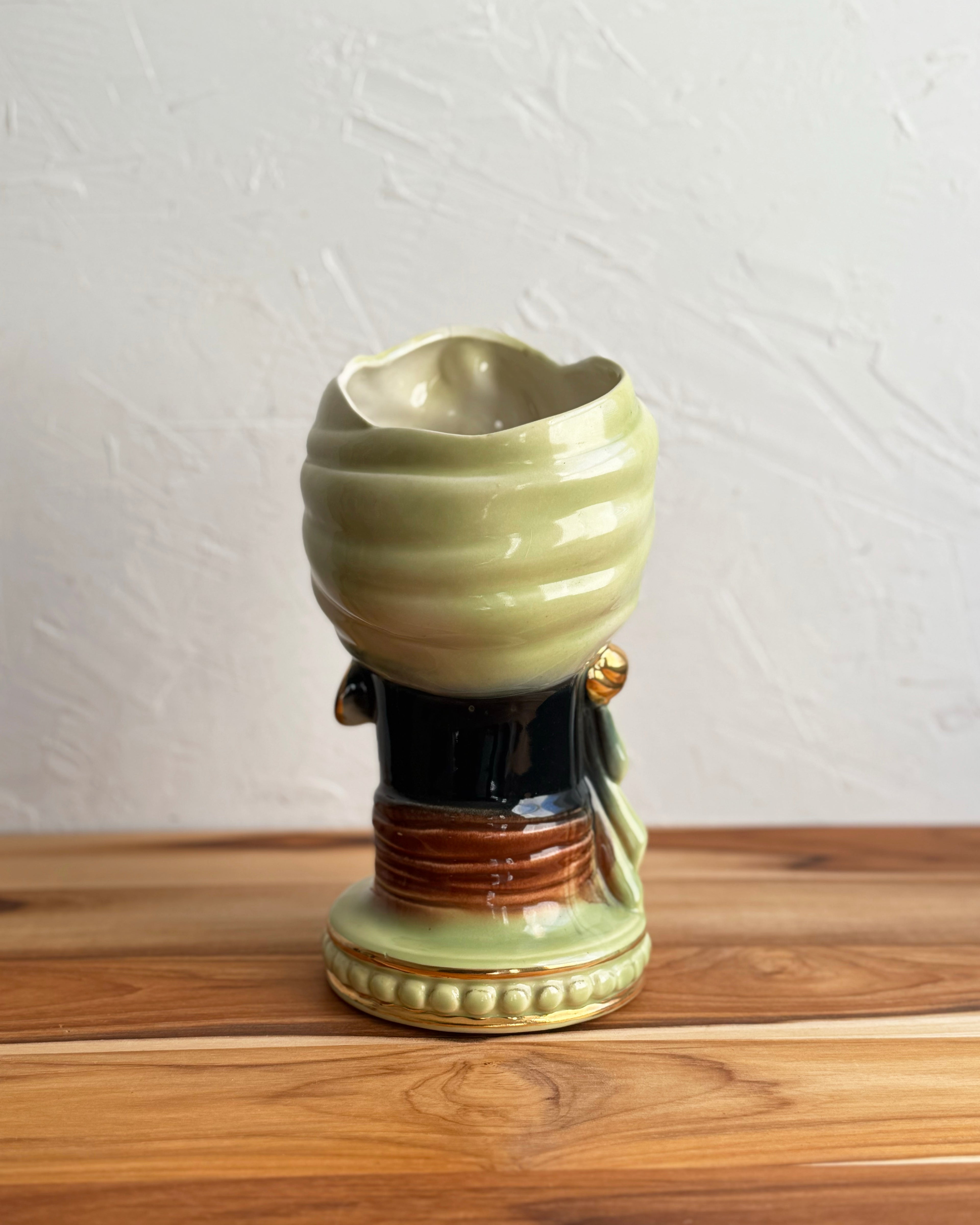 Vintage Blackamoor African Queen Planter