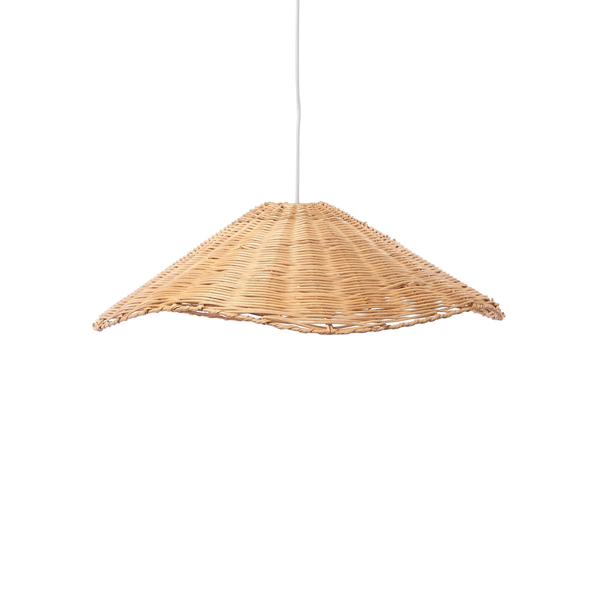 Lotus Rattan Pendant Ceiling Light Shade