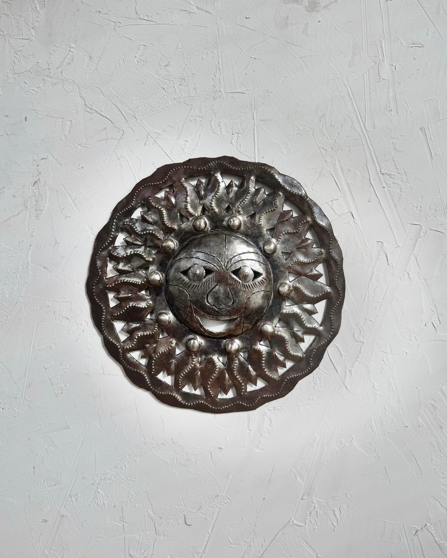 Lion Sun Metal Wall Art