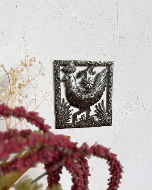 Rooster Metal Wall Art