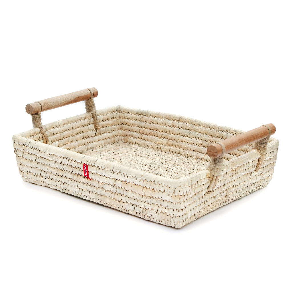 Handwoven Tray Basket
