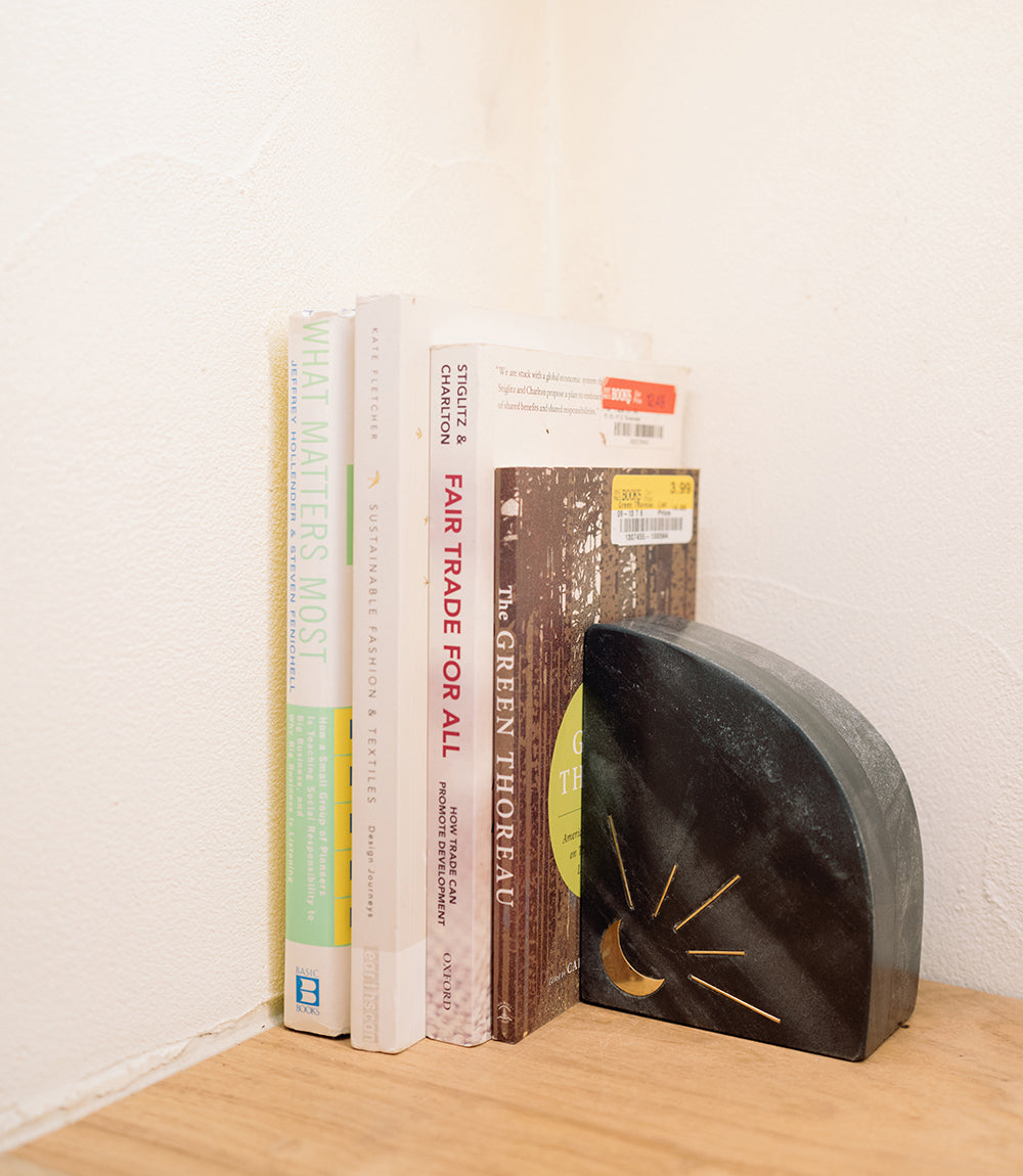 Celestial Balance Marble Bookends