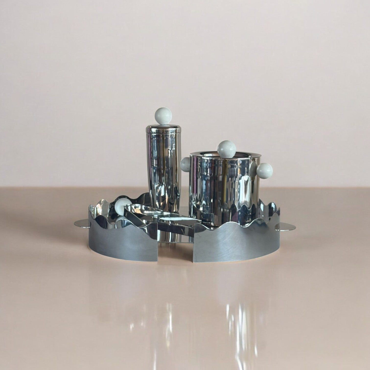 Modern Stainless Steel Bar Tray