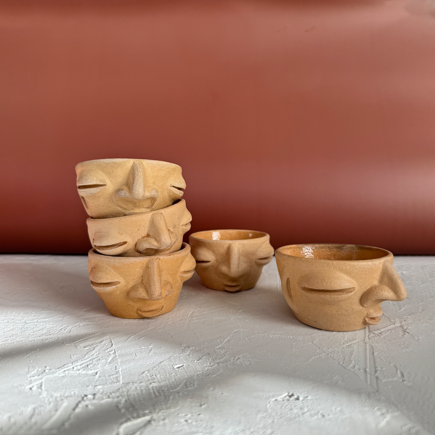 Atzompa Copita - Mezcal Face Cups