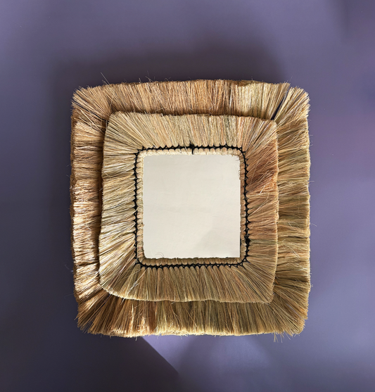 Layered Seagrass Mirror