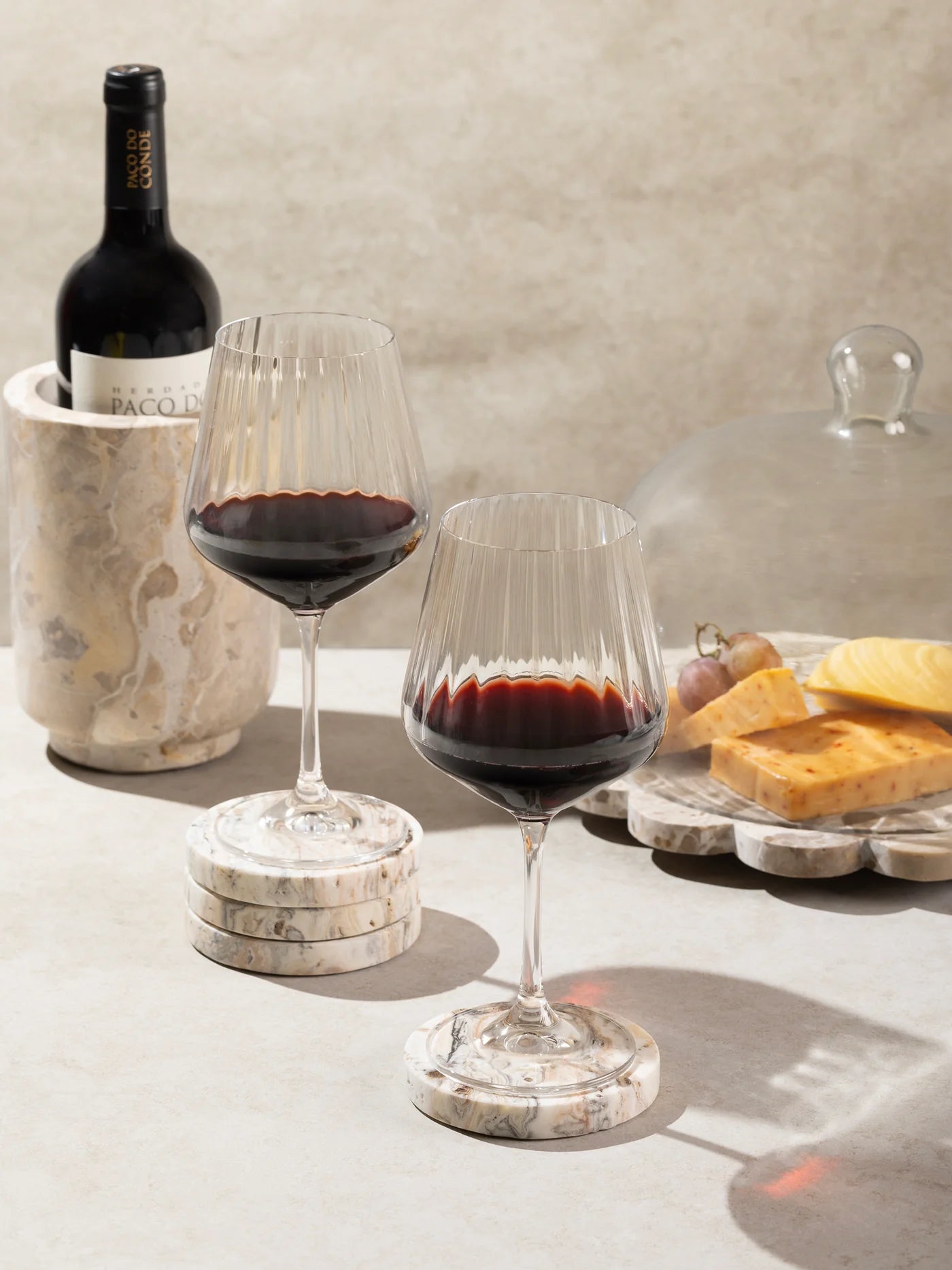 Travertine Onyx Marble Coasters