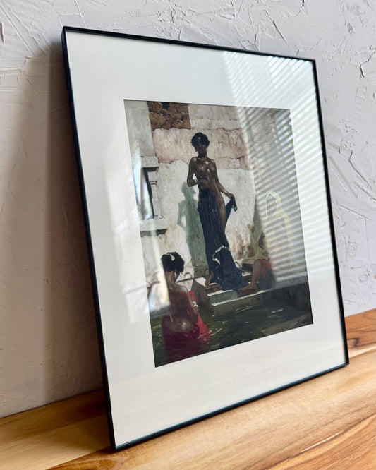 At the Baths Art Print