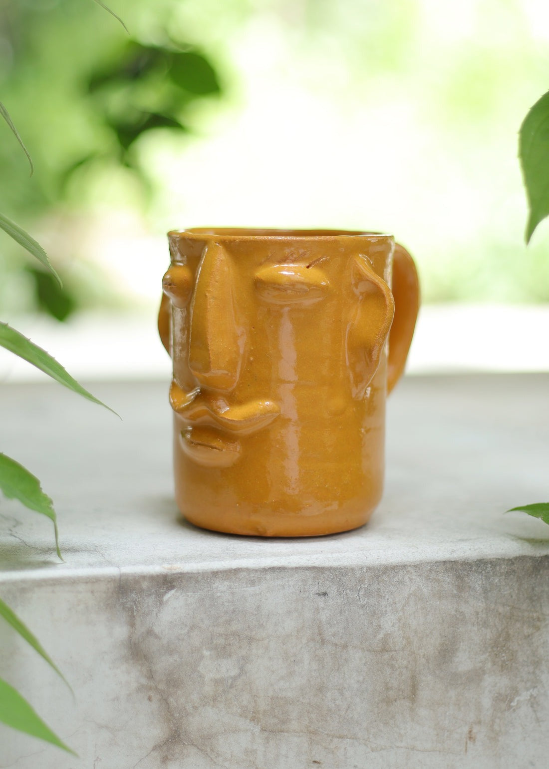 Manny Portrait Mug - Yellow