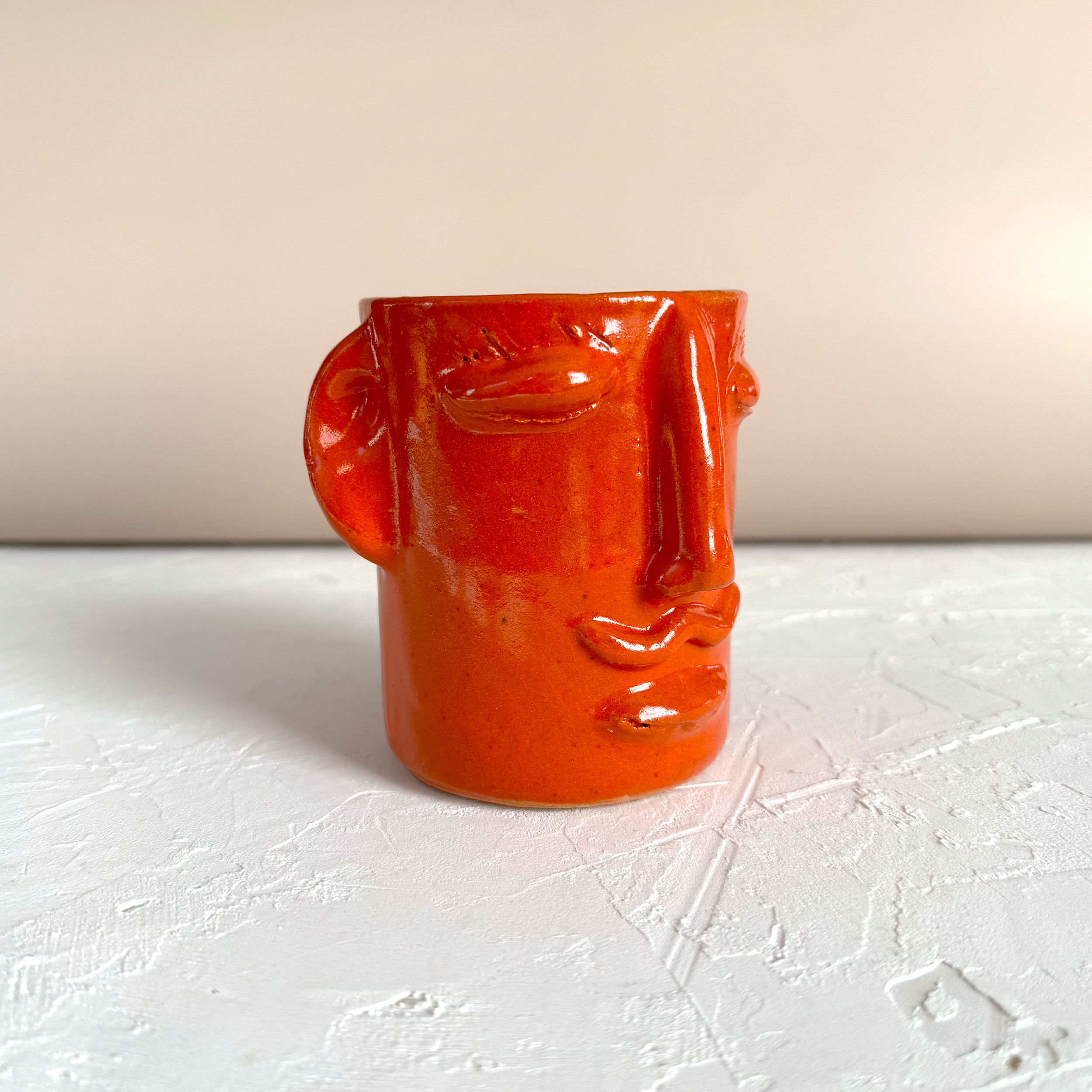 Manny Portrait Mug - Orange