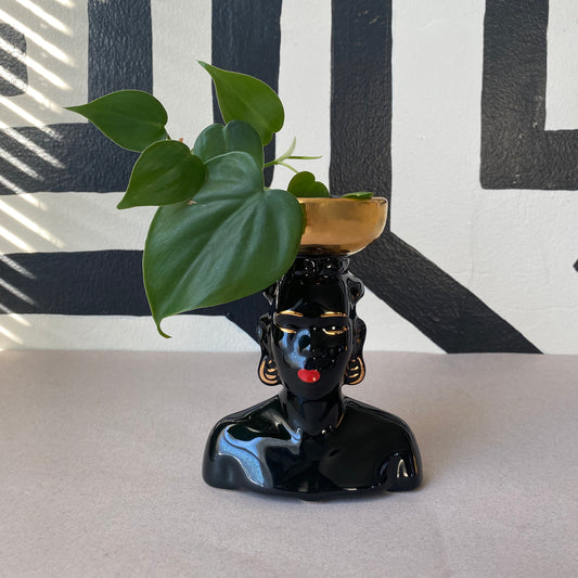 MCM Blackamoor Nubian Vase