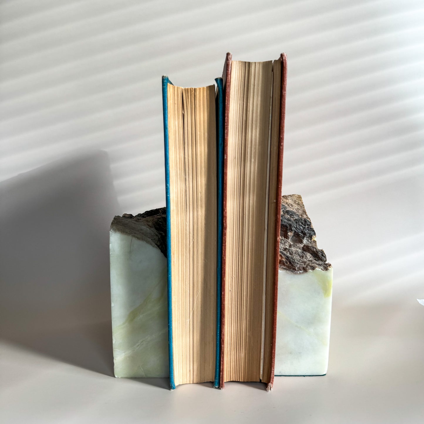 Natural Stone Book Ends