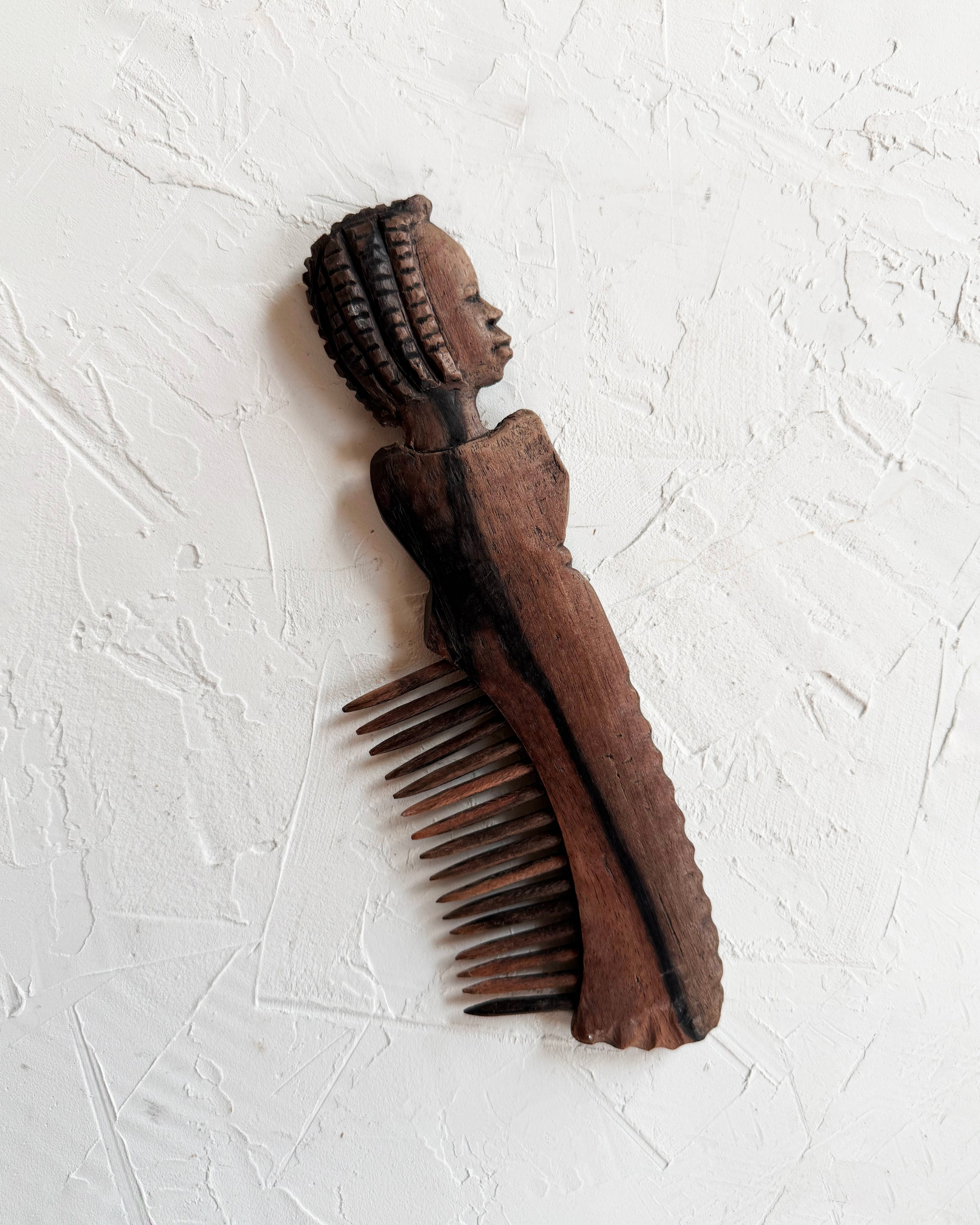 Hand-Carved Tribal Comb