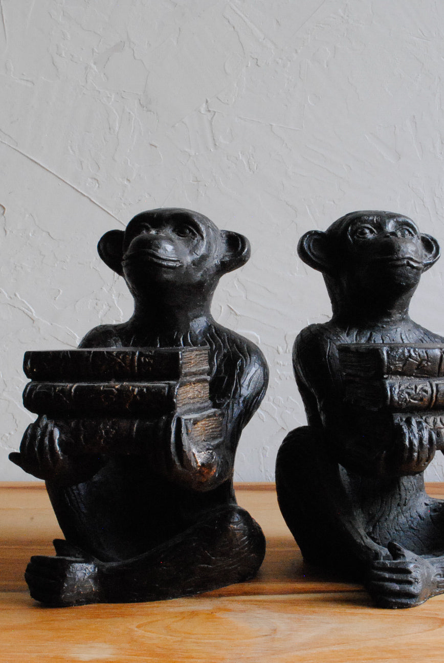 Brass Monkey Bookends – Pair of 2