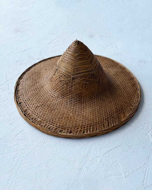 Vintage Chinese Rickshaw Hat