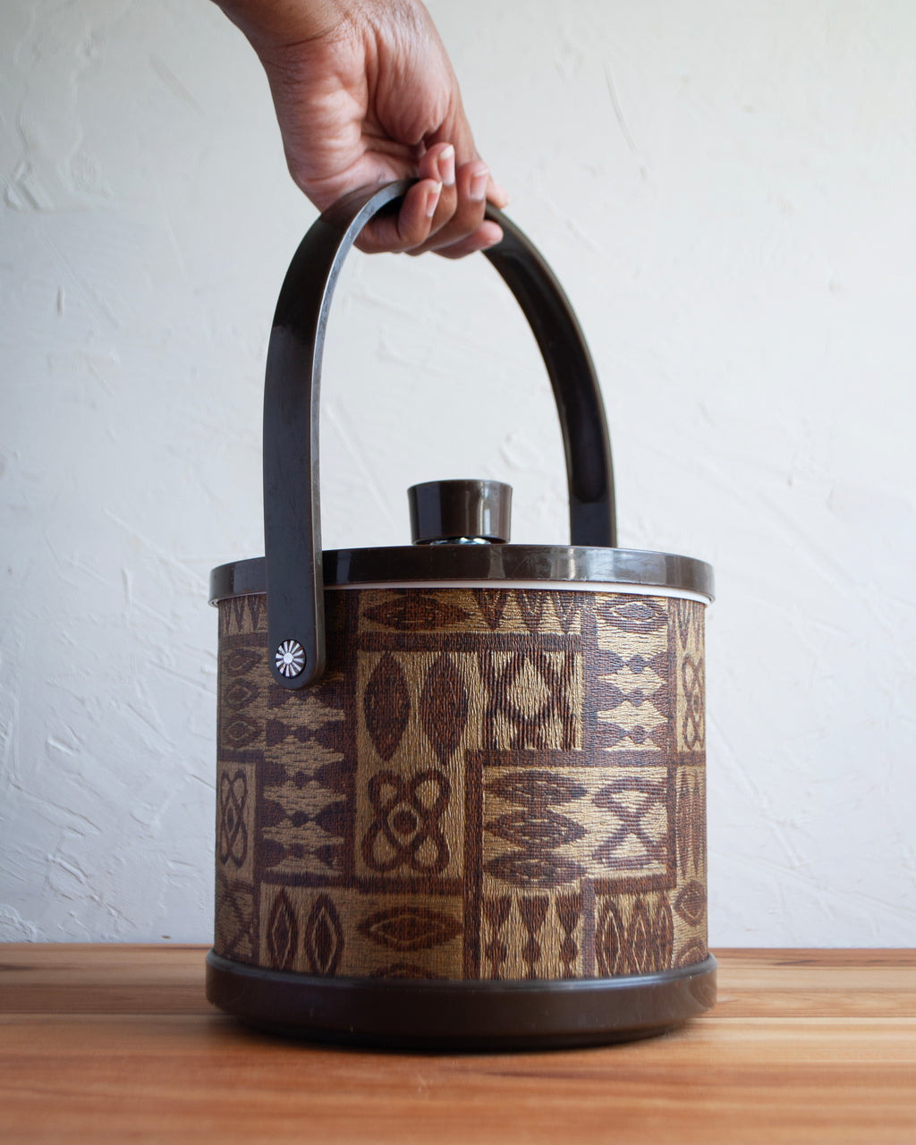Vintage Tapestry Ice Bucket