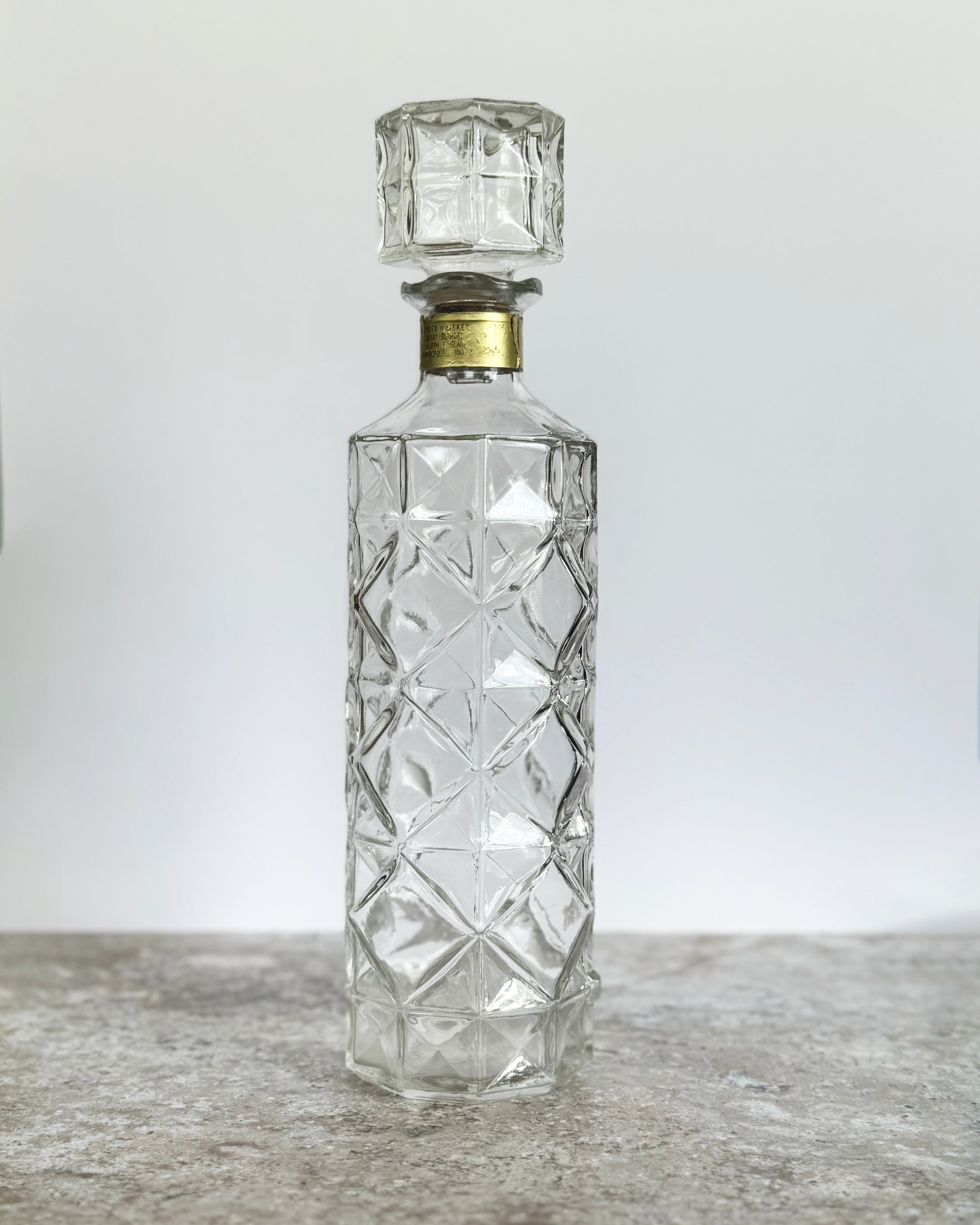 Vintage Seagrams Decanter
