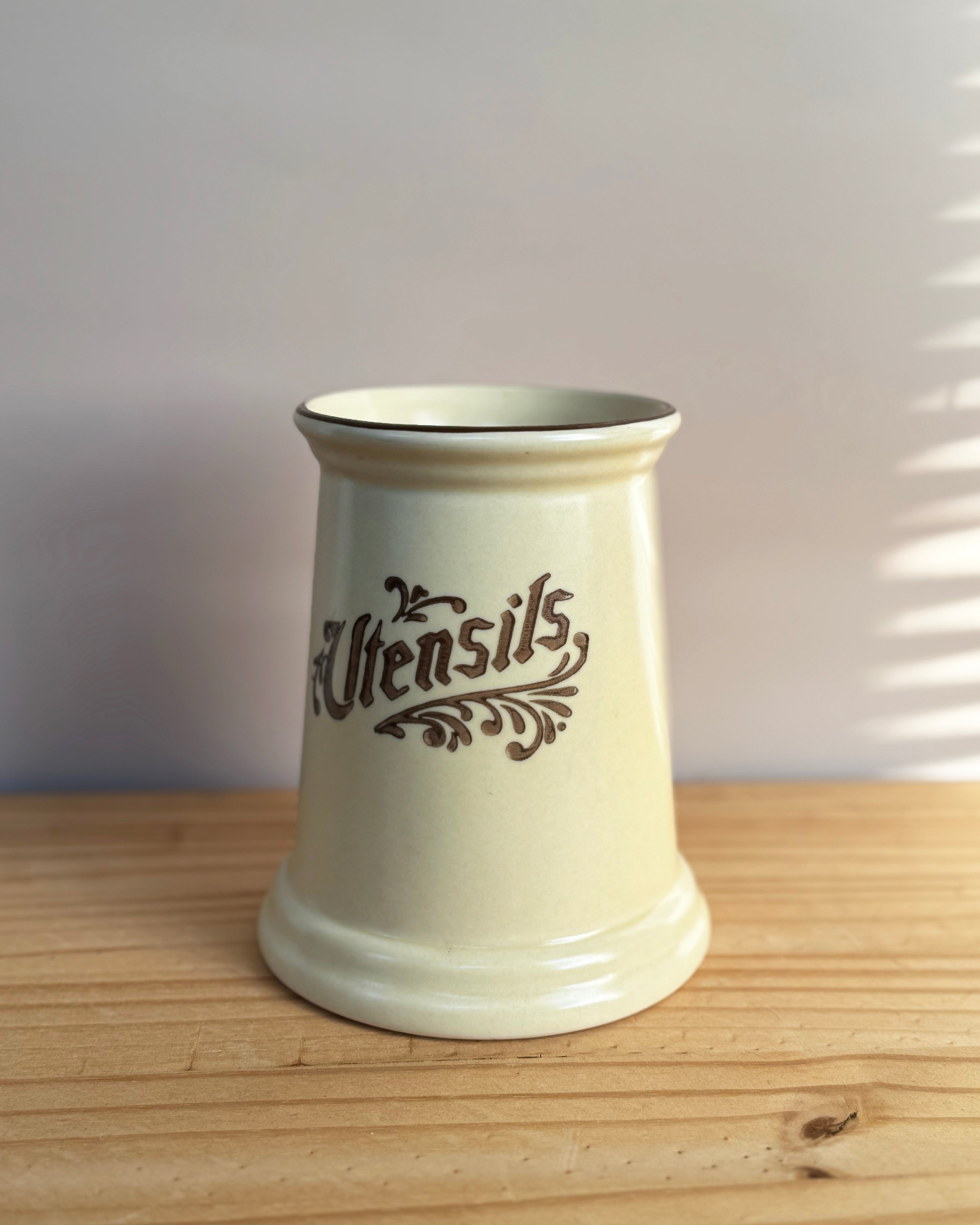 Stoneware Utensil Holder