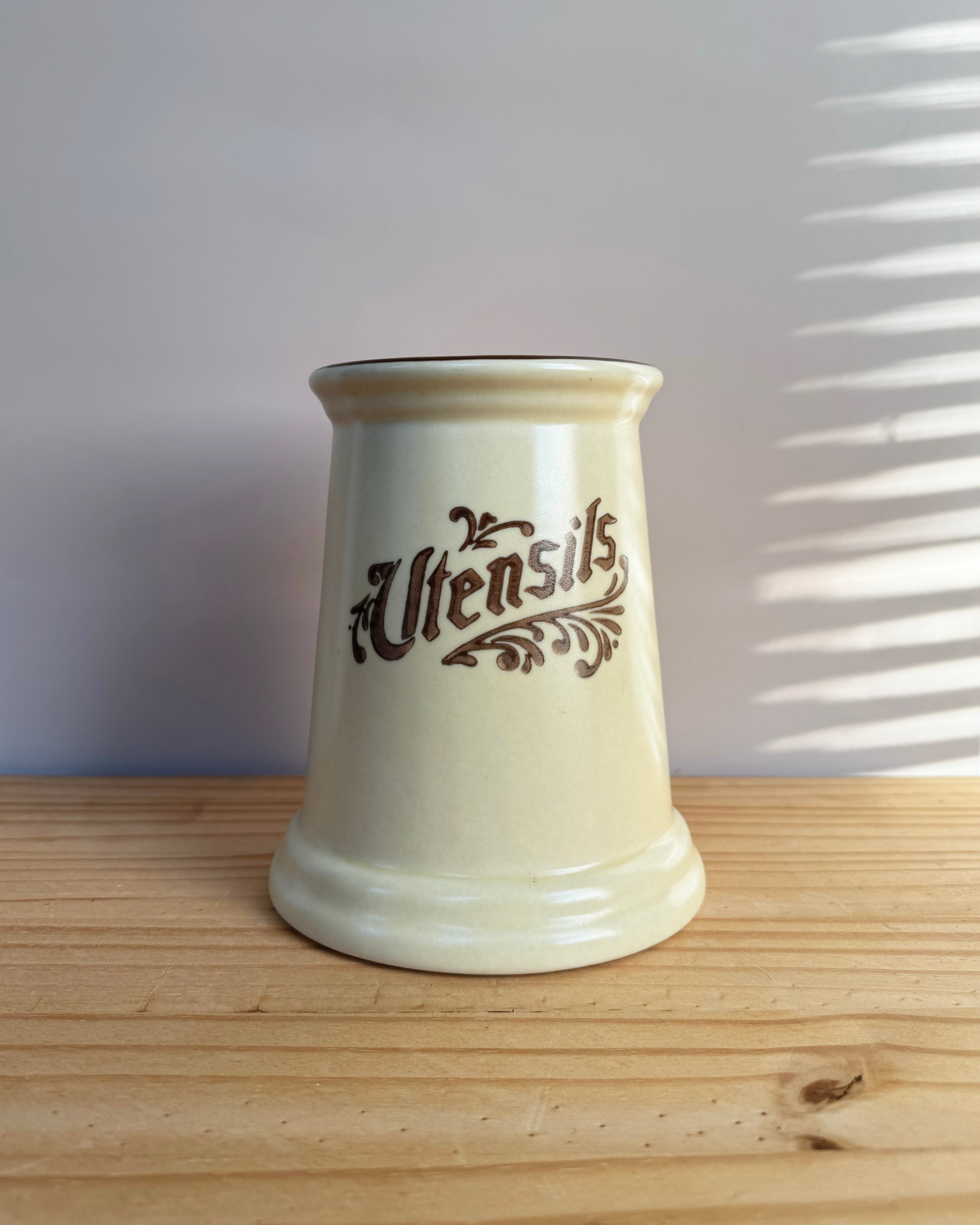 Stoneware Utensil Holder