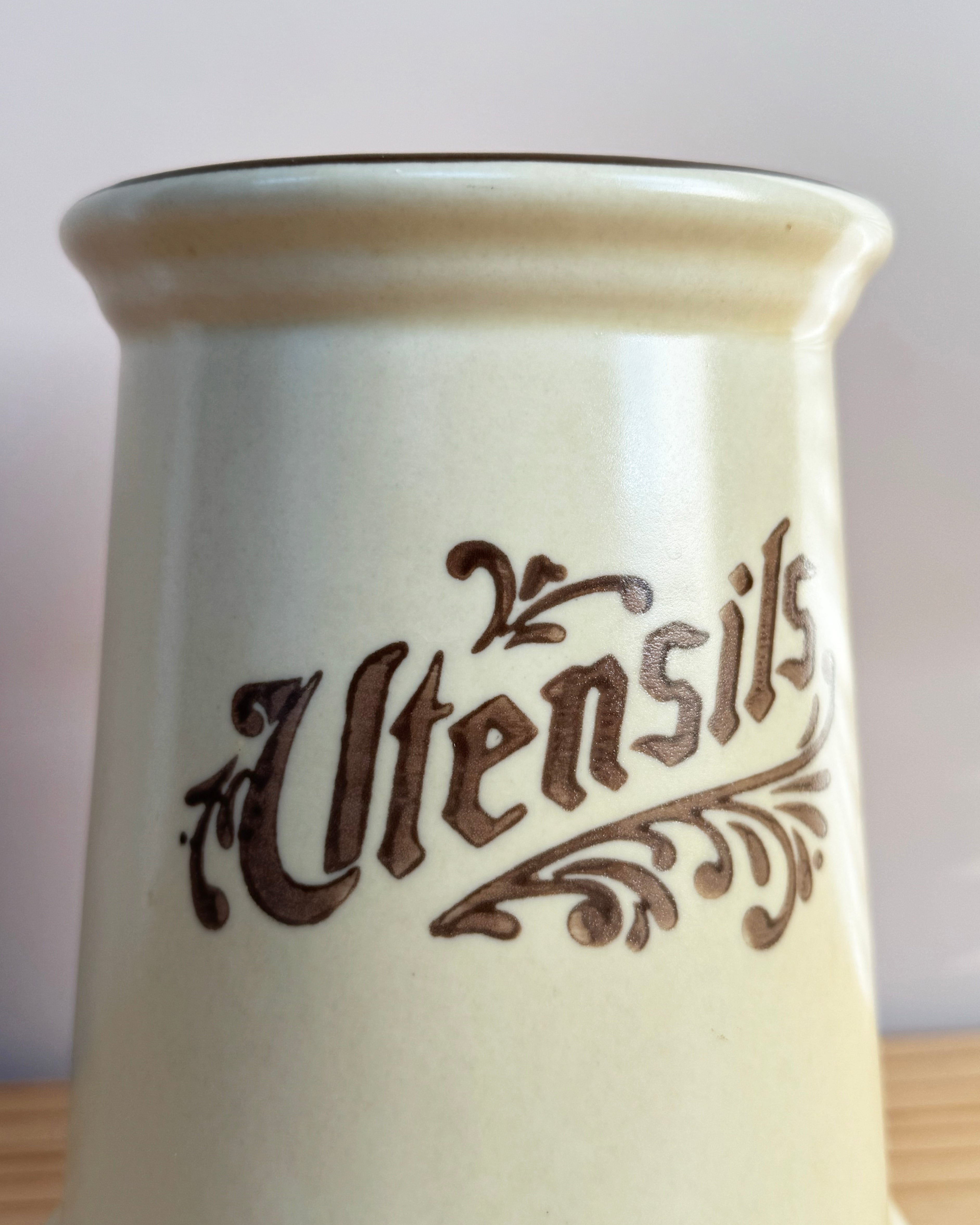 Stoneware Utensil Holder