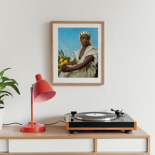 Portrait Of A Black Woman Art Print