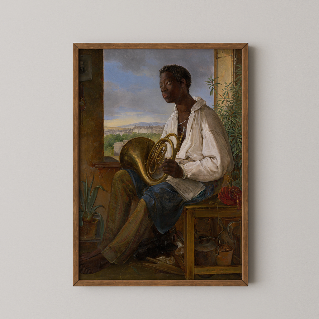 Portrait of a Gardner & Horn Player Art Print