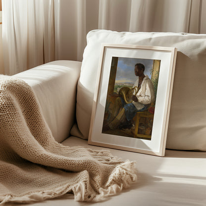 Portrait of a Gardner & Horn Player Art Print