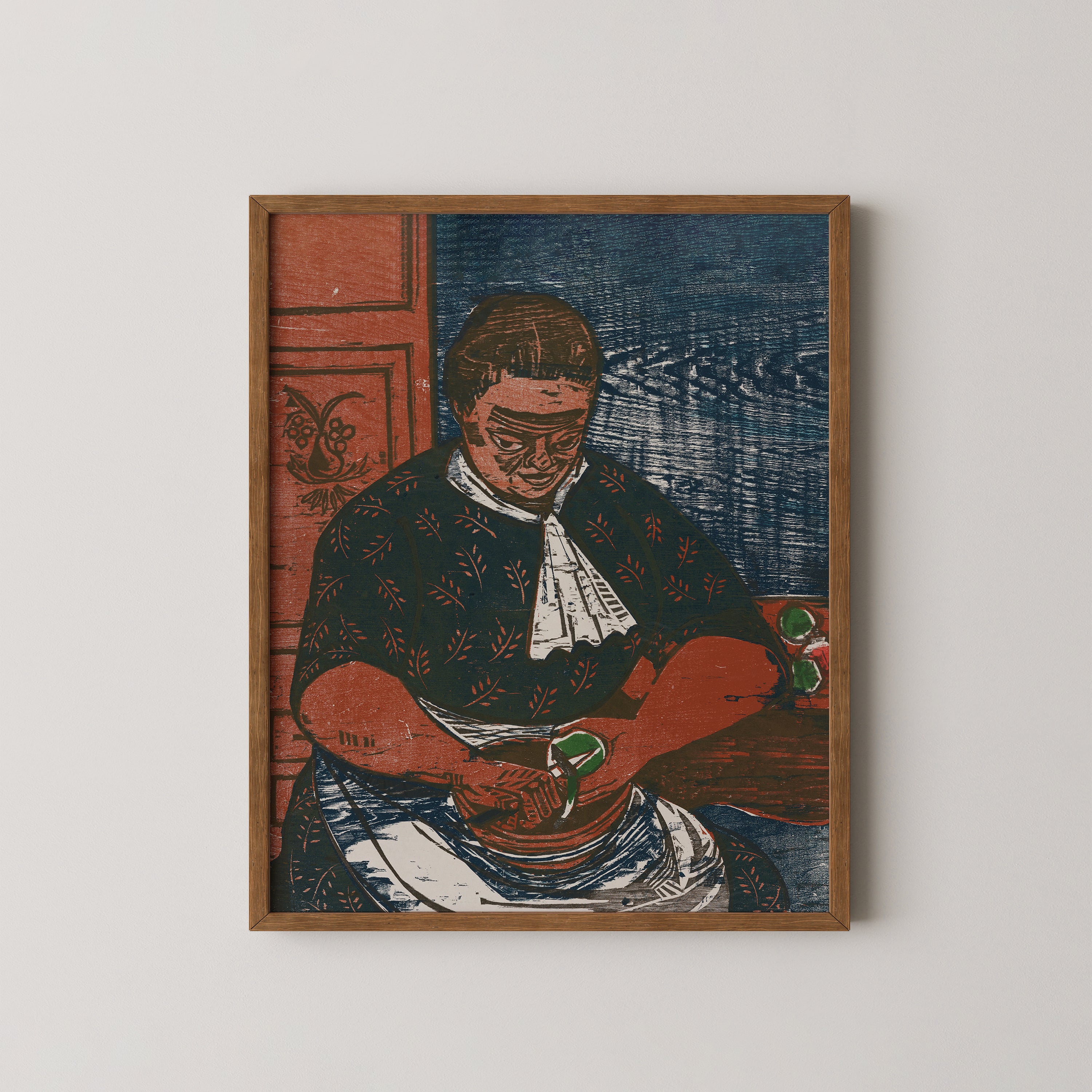 Woman in the Kitchen Art Print