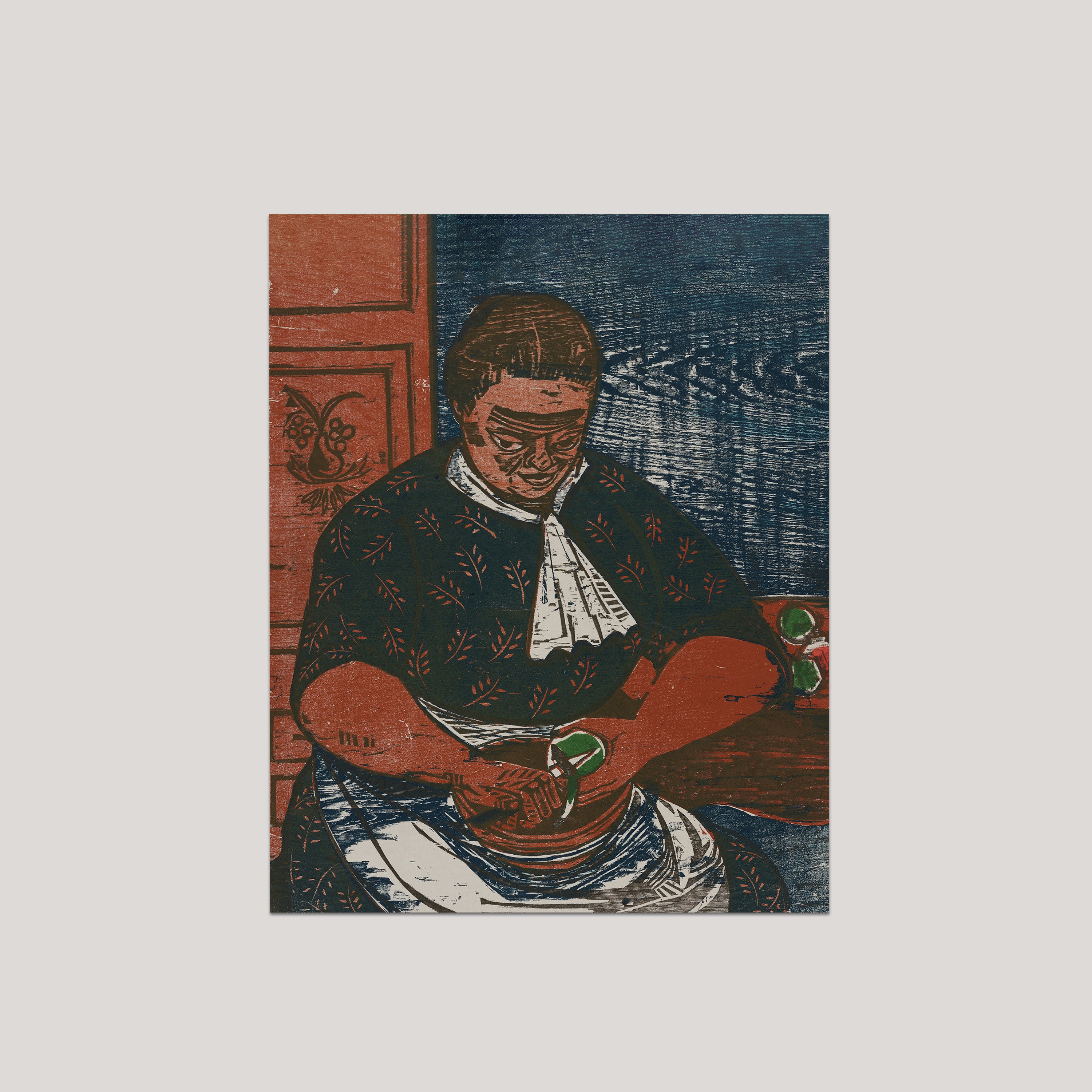Woman in the Kitchen Art Print