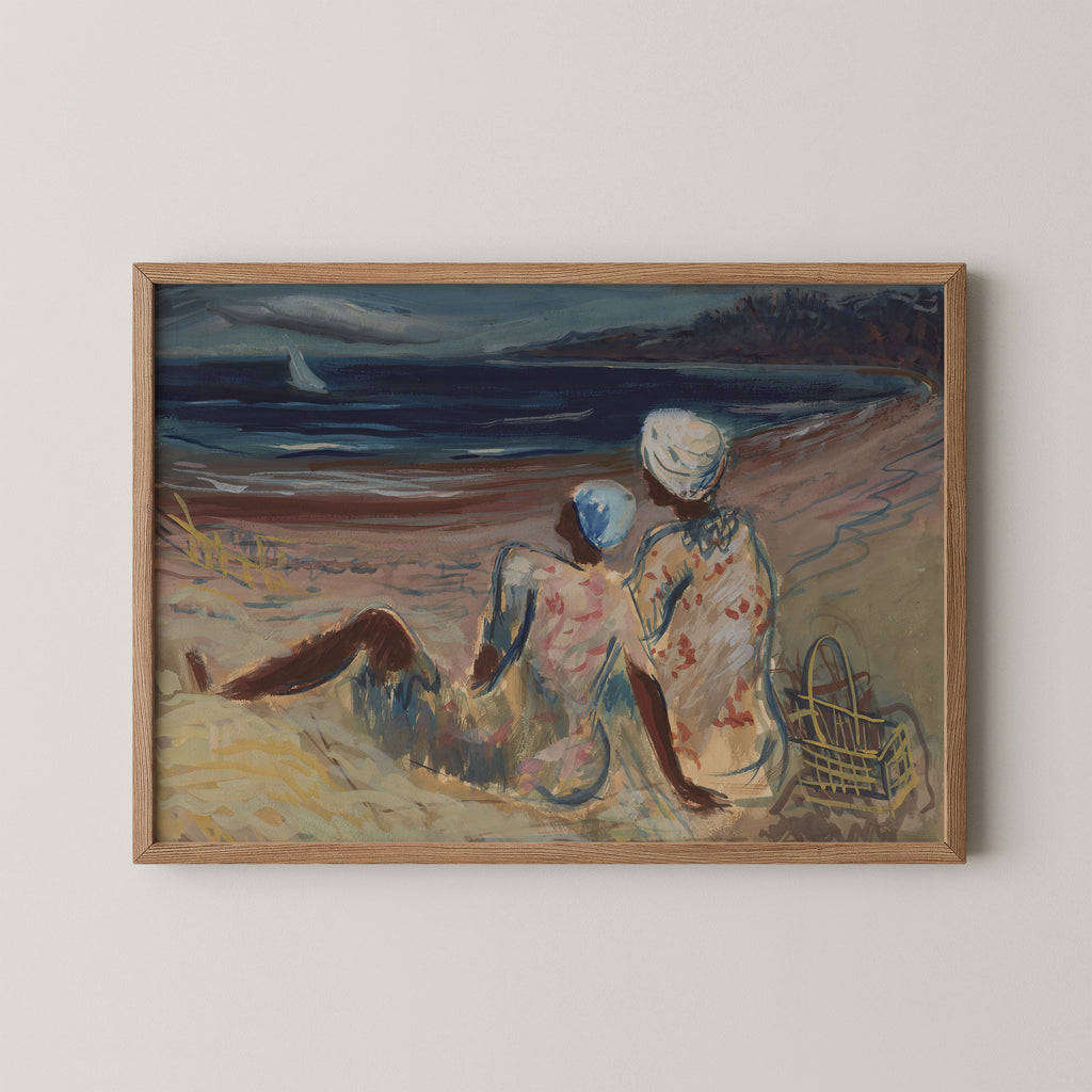 On the Beach Art Print
