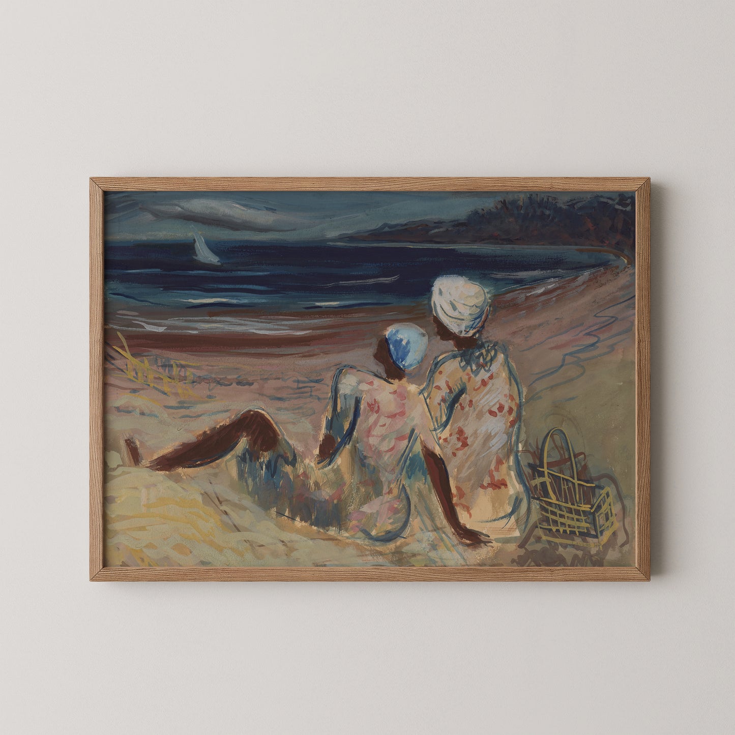 On the Beach Art Print