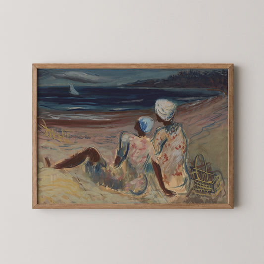 On the Beach Art Print