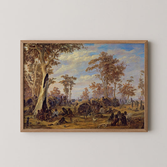 Adelaide Tribe by the River Torrens Art Print