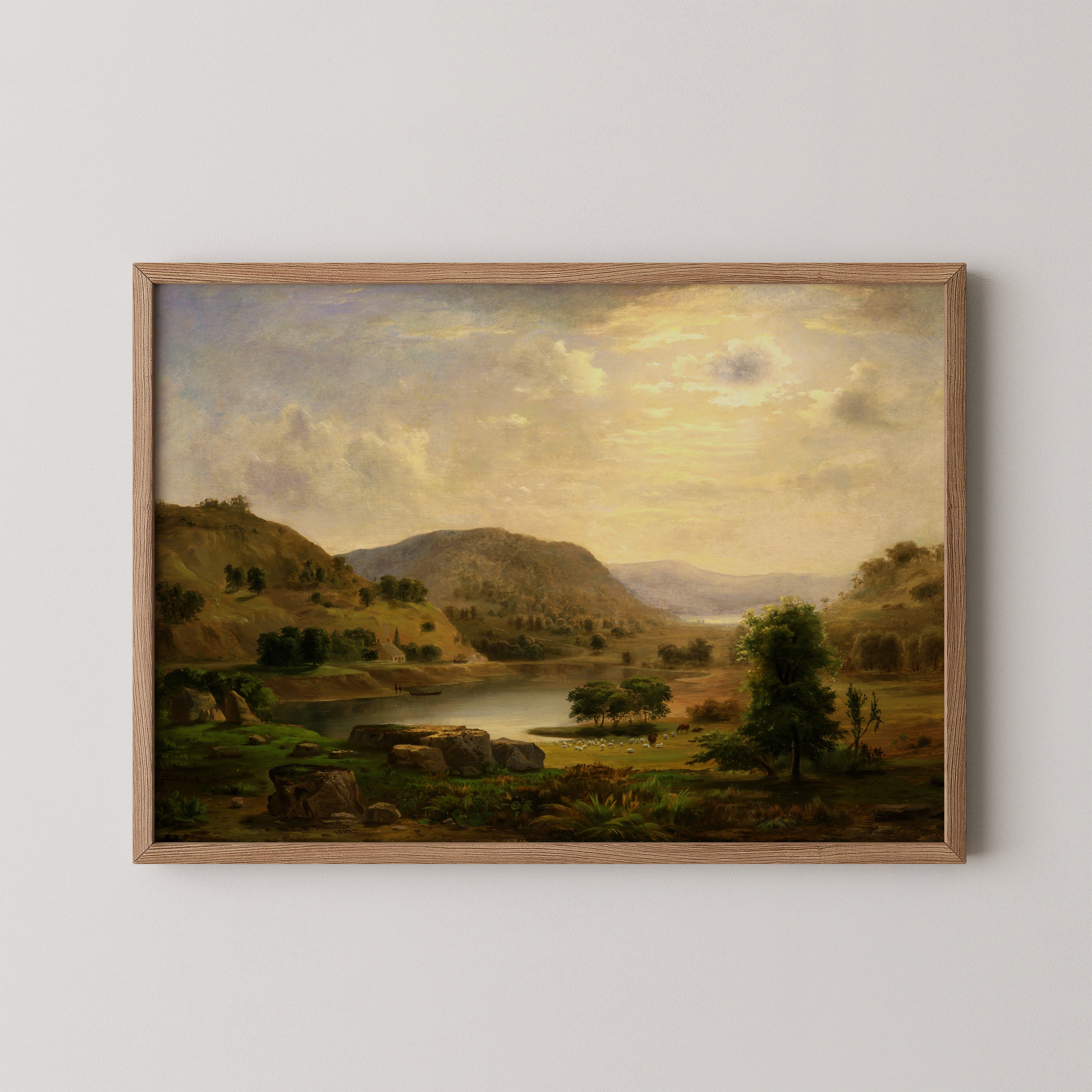 Valley Pasture Art Print