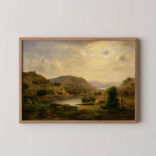 Valley Pasture Art Print