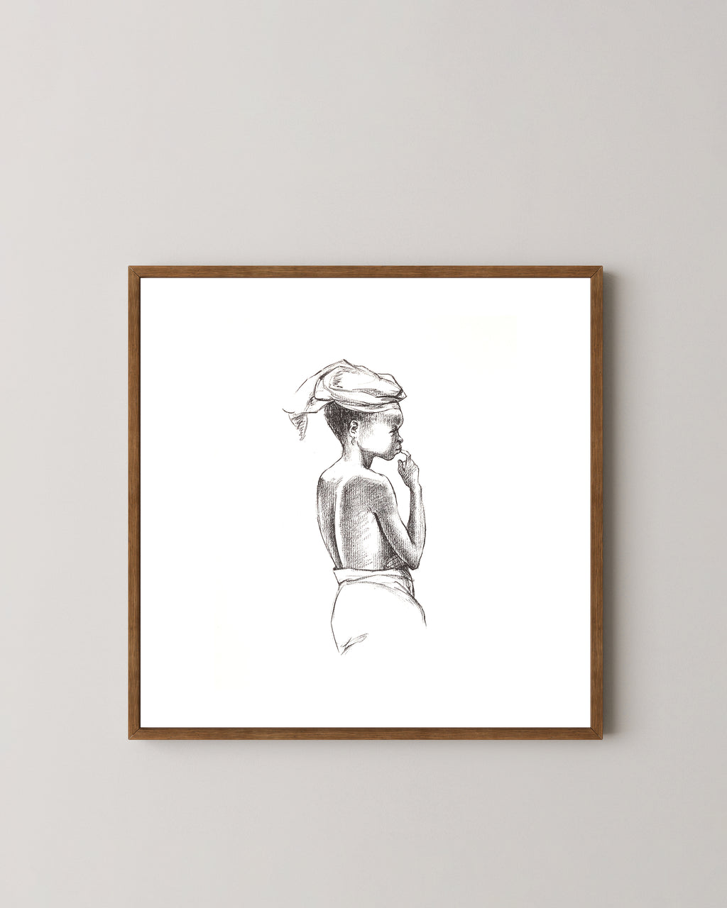 Vignette - Small Boy Art Print