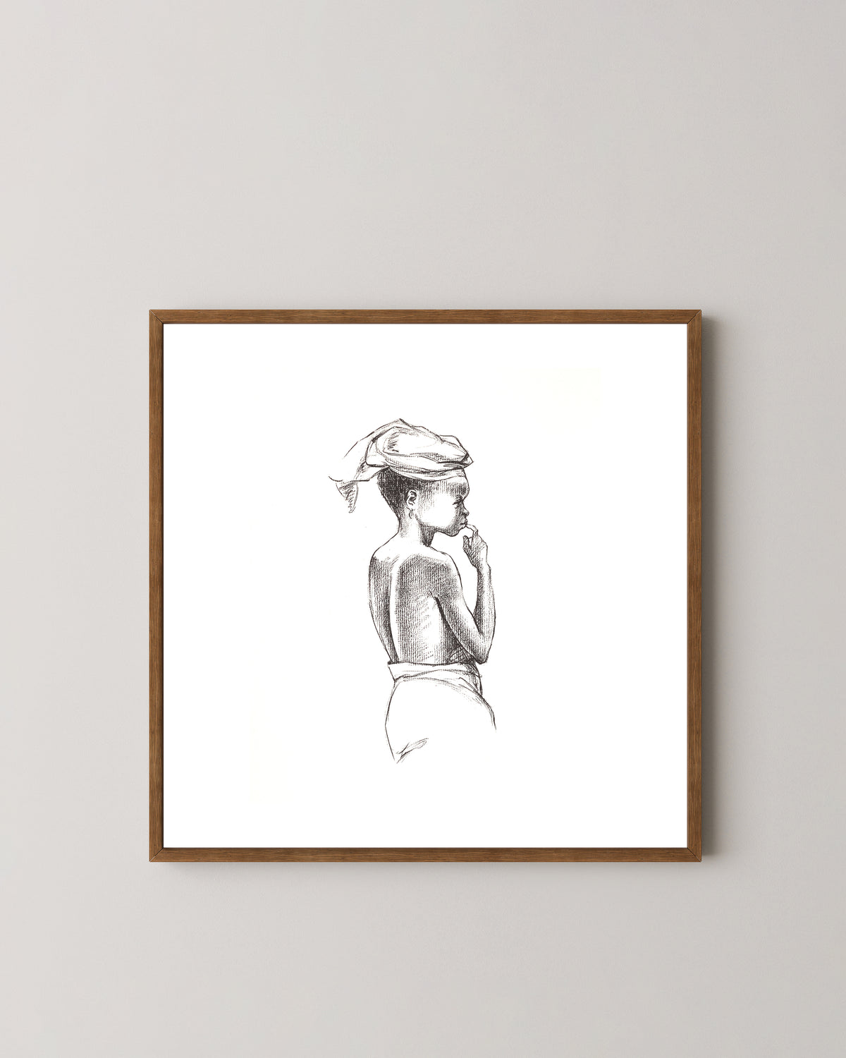 Vignette - Small Boy Art Print