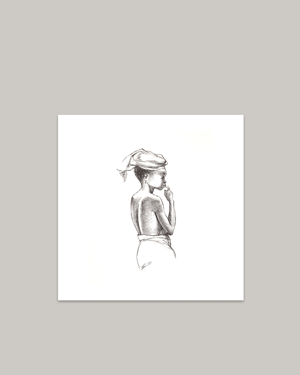 Vignette - Small Boy Art Print