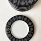 Black & White Sakura Sphinx Snack Plate