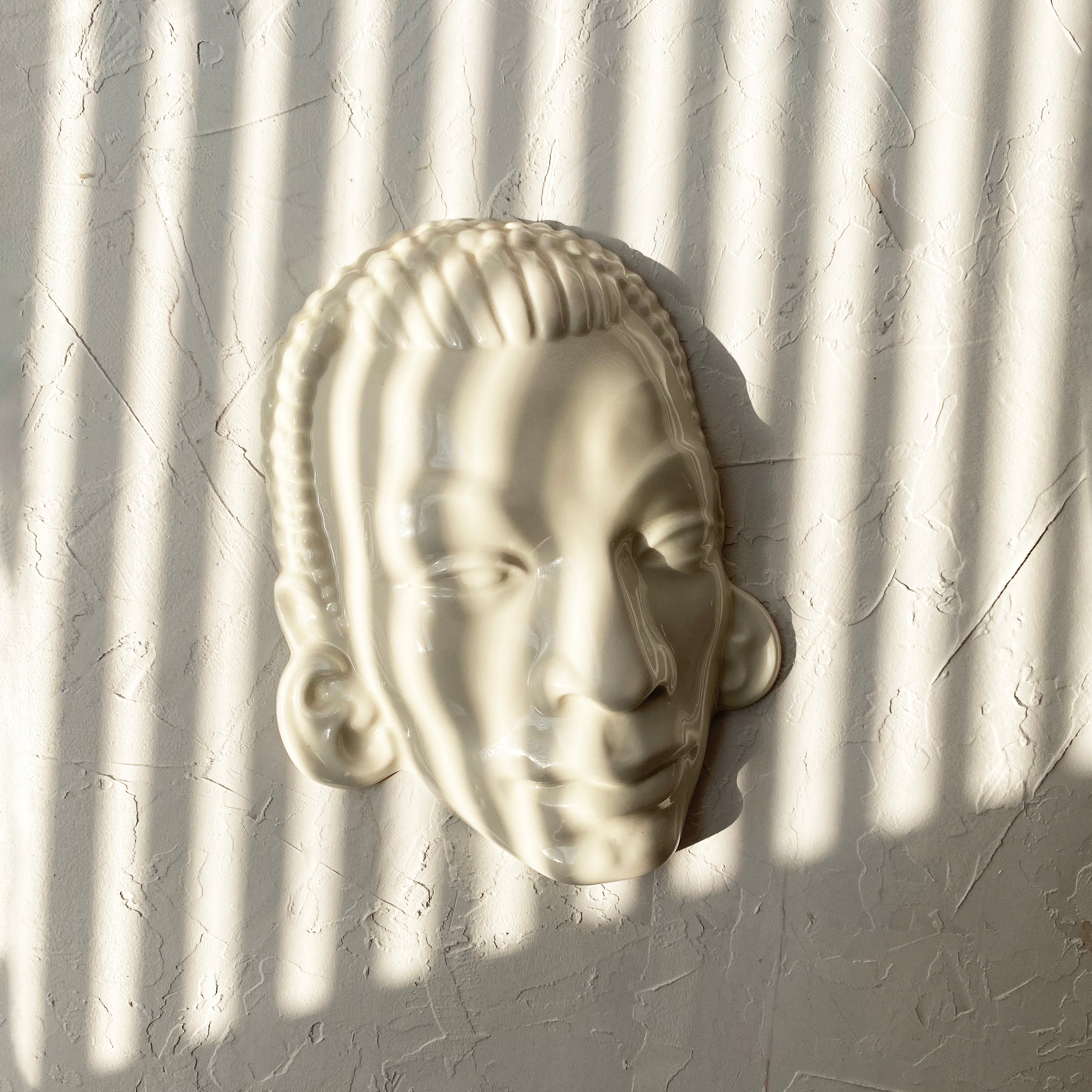Porcelain African Portriat Wall Decor