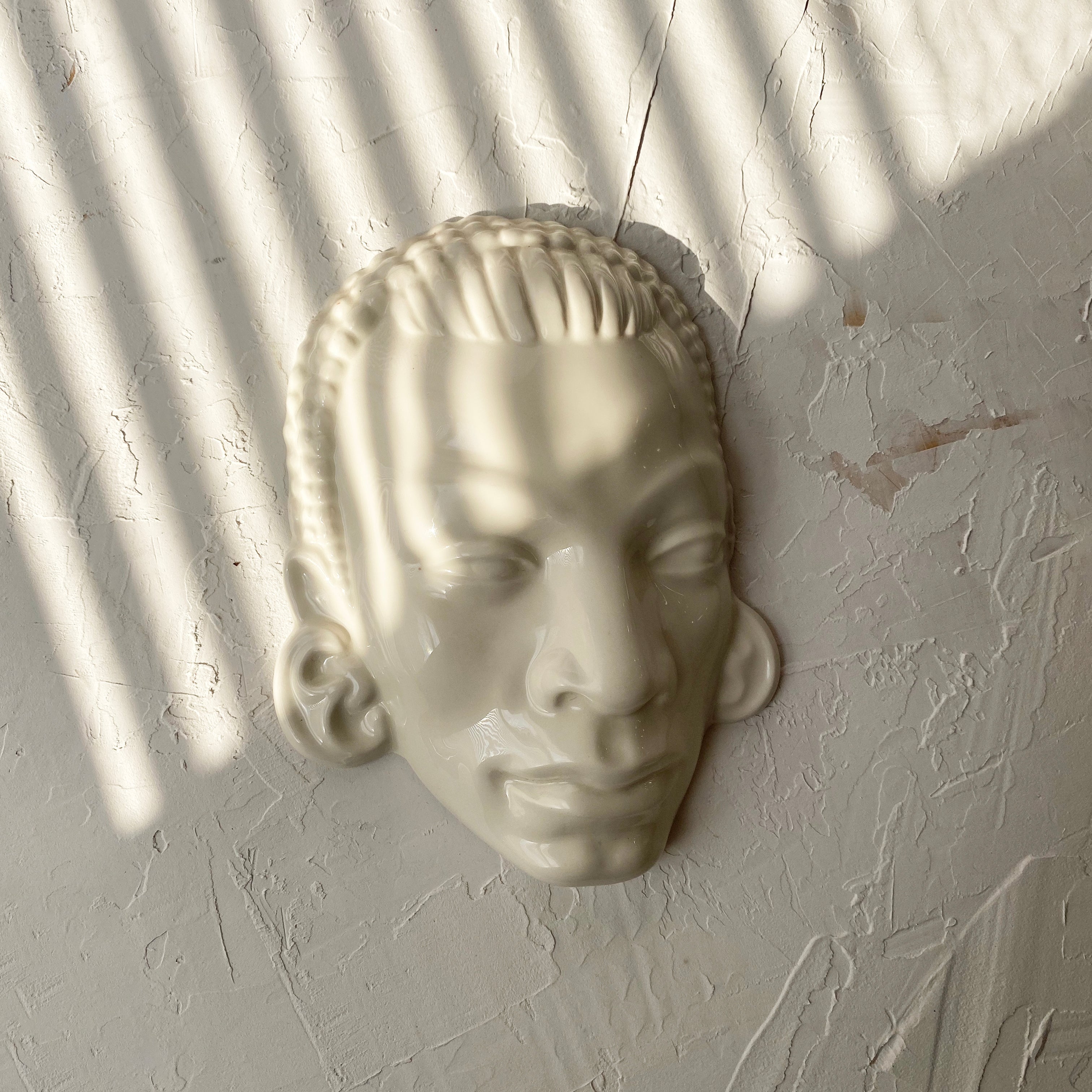Porcelain African Portriat Wall Decor